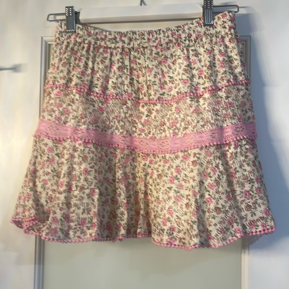 LOVESHACKFANCY Brand new mini skirt